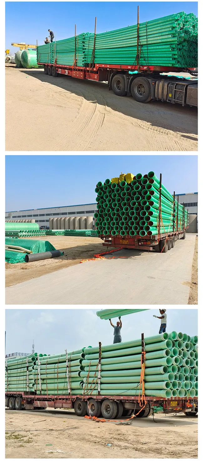 FRP Pipes, Rainwater Drainage, Spiral Pressure Biological Odor Removal Ventilation Pipe, Exhaust Gas