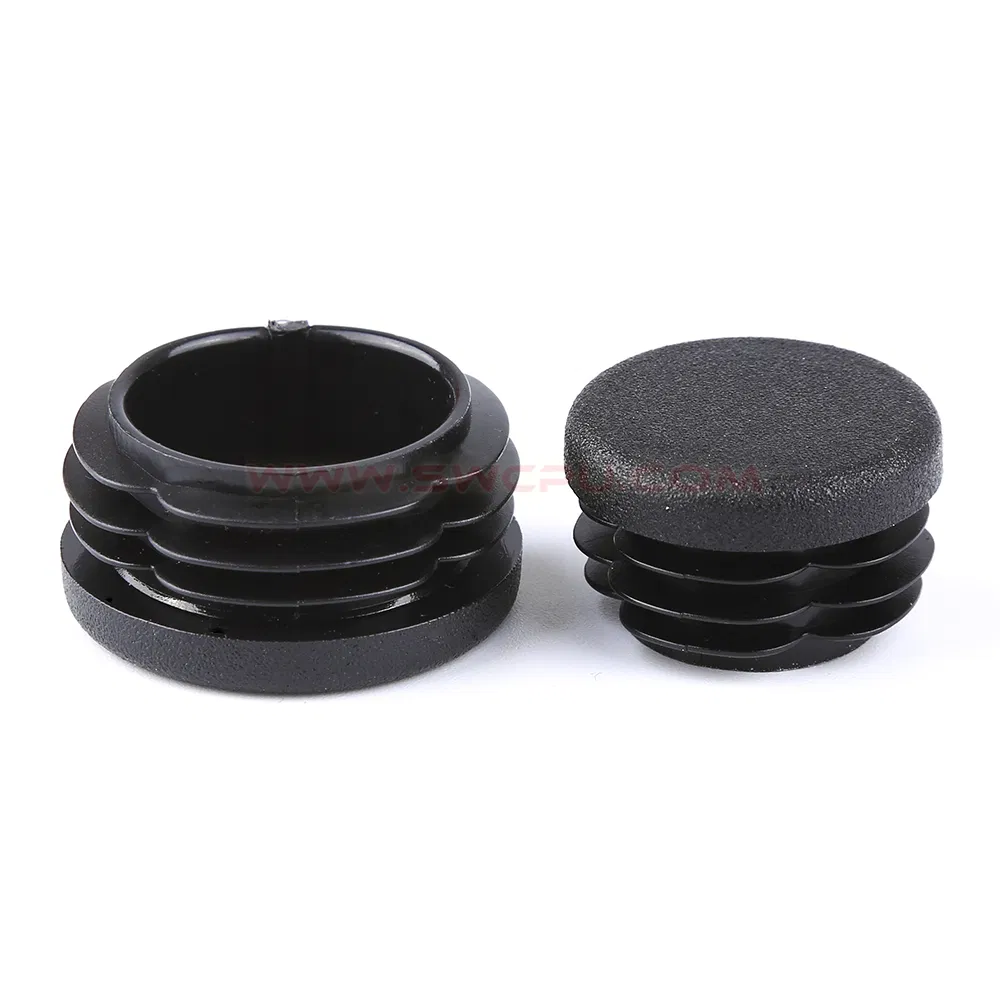 Custom-Made Nylon Pipe & Bottle Plugs Plastic Screw End Caps Small Black Plastic Caps