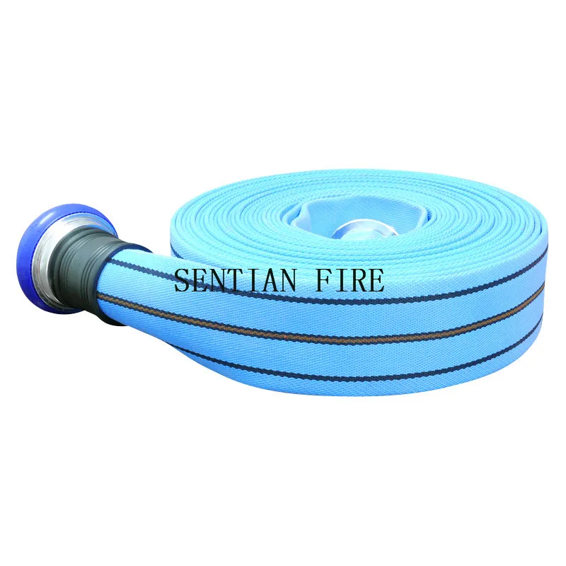 2.5 Inch Canvas Fire Fighting Firefighter Lay Flat PVC Rubber Layflat Water Fire Hose Pipe