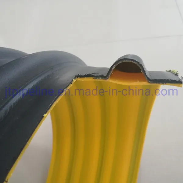 100% Virgin Raw Material PE100 Black Plastic Tube HDPE Pipe Drainage Pipe with Steel Belt Reinforced