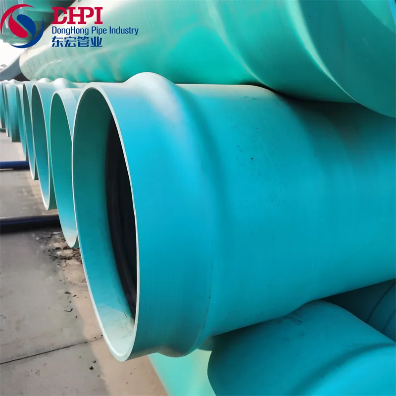 Dhpi Green Sn8 Grade PVC-Uh Drainage Pipe PVC Sewage Pipe DN300mm Seawater Aquaculture Pressure-Free