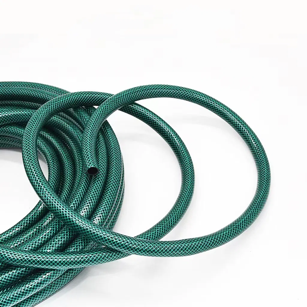 Flexible PVC Clear Nylon Braided Premium Garden Hose Plastic Pipe 1/8 1/4" 1/2 3" for Wate