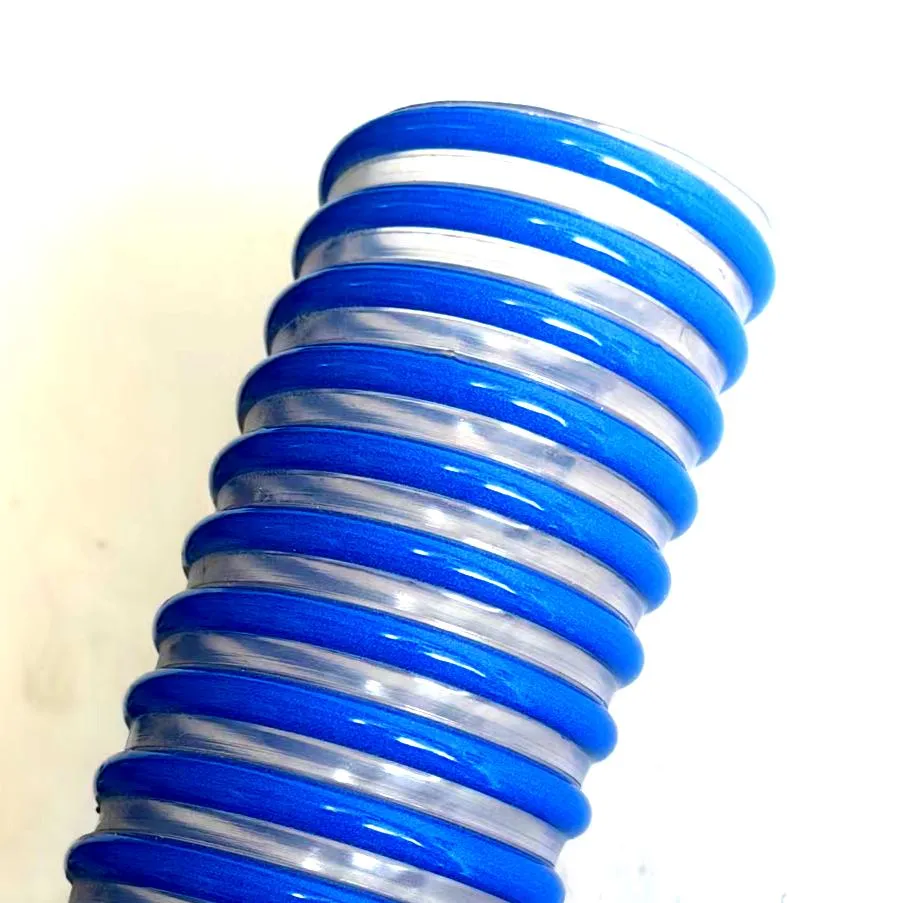 5 Inch Corrugated PVC Spiral Sewage Sand Sludge Trash Suction Hose Pipe