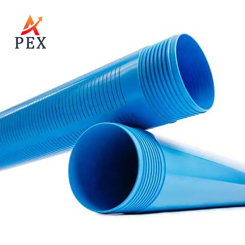 Slotted Pipe Screen Pipe NSF/ANSI 61 Approved PVC Perforated Tube Drainage Pipe Filter Pipe PVC Slit