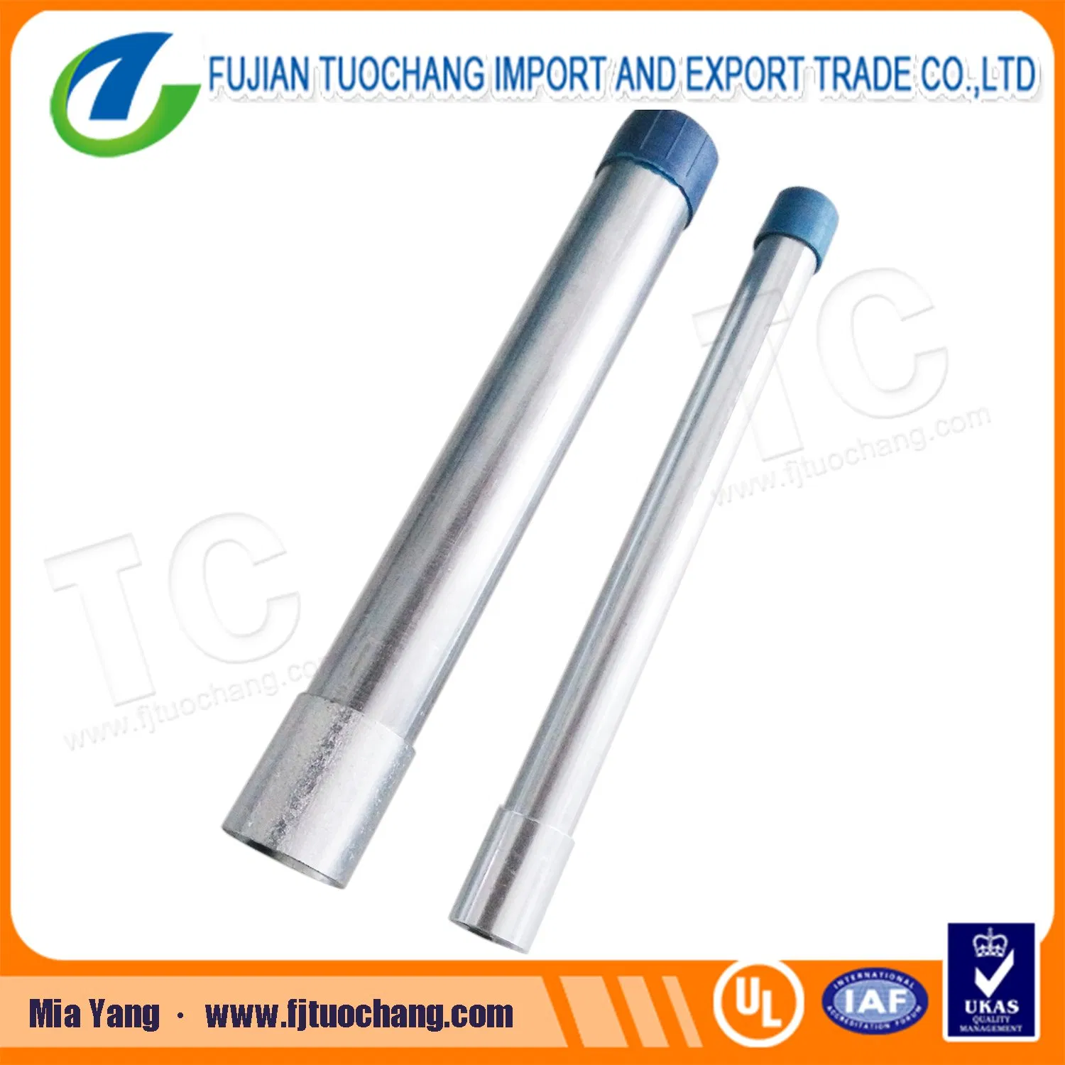 Galvanized Steel Rigid Electrical Conduit Pipe