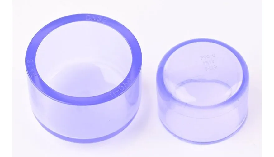 China-Made High-Strength, Durable, Transparent, Leak-Proof CPVC Pipe End Cap for Industrial Water Pipeline Systems