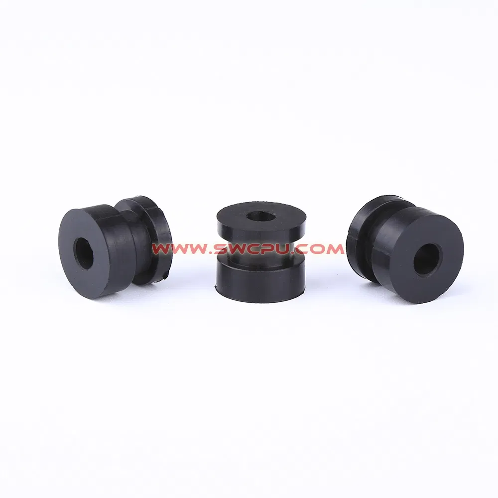 Custom Cheap Silicone Rubber End Caps Plug with Hole 50 mm 2 Inch Rubber Hole Plug