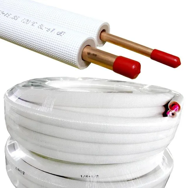 15m AC Copper Tube 1/4+3/8 Insulated Copper Pipe AC Copper Coil Air Conditioning Pipe