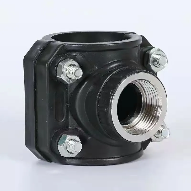 PP Compression Pn10 Bar Plastic Quick Fitting Clamp Saddle for HDPE PVC Pipe