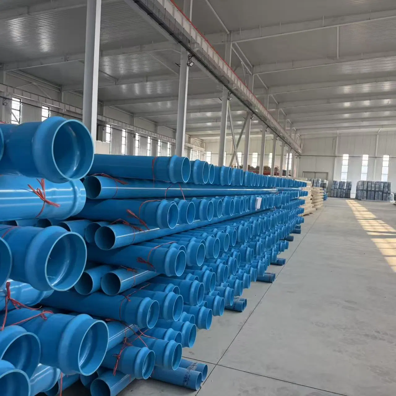 Color Corrugated Anduan 6 Meters Per Piece Spring Hose Flexible PVC Pipe