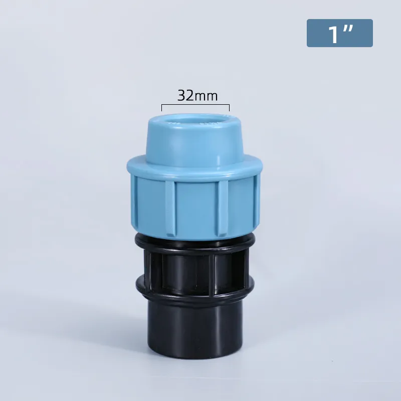 Heavy-Duty 1" PE Pipe Lock Fittings for Farm and Industrial Applications