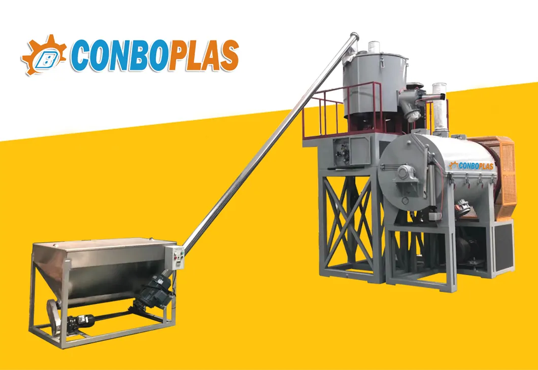 Vertical High Speed Heating Cooling Mixer PVC Water Drainage Pipe