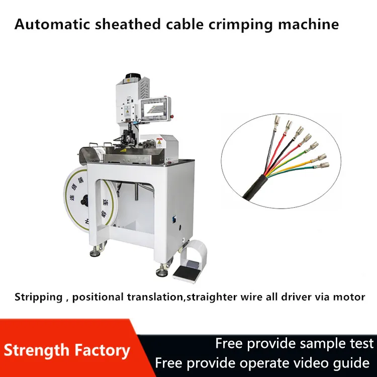 SA-209nx2 0.1-2.5mm2 Automatic Double Wires Stripper Peeling Cutting Twisting Machine