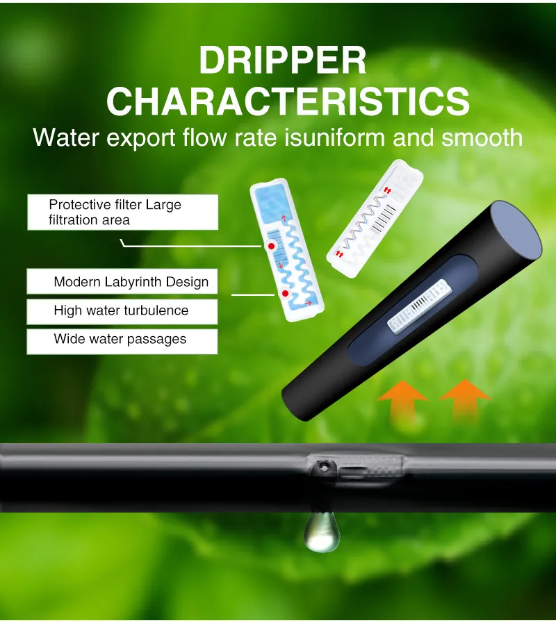 Chinese Manufacturer 16mm Drip Irrigation Tape for Growing Fruits and Vegetables