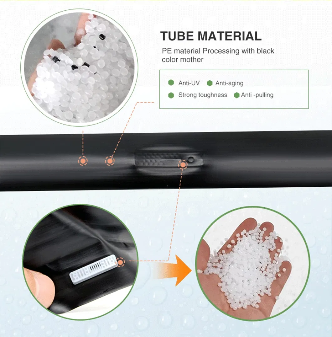 16mm Drip Irrigation Tape Dripline Ligne Goutte a Goutte Linea De Goteo