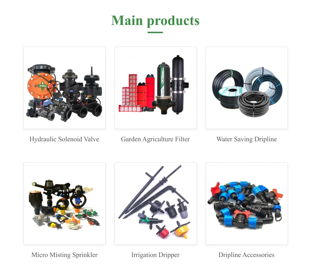 Agricultural Farm Polyethylene Plastic Pipe Inlaid Drip Head Lay Flat Drip Irrigation Tape 16mm