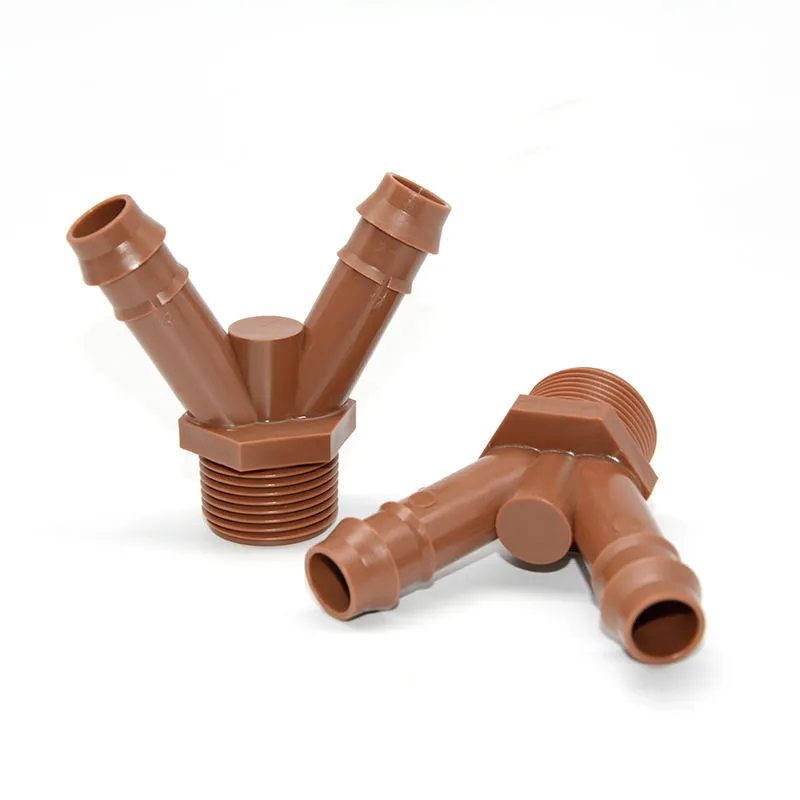 Drip Irrigation System1/2"NPT Male Adapter Barbed Fitting Drip Tubing