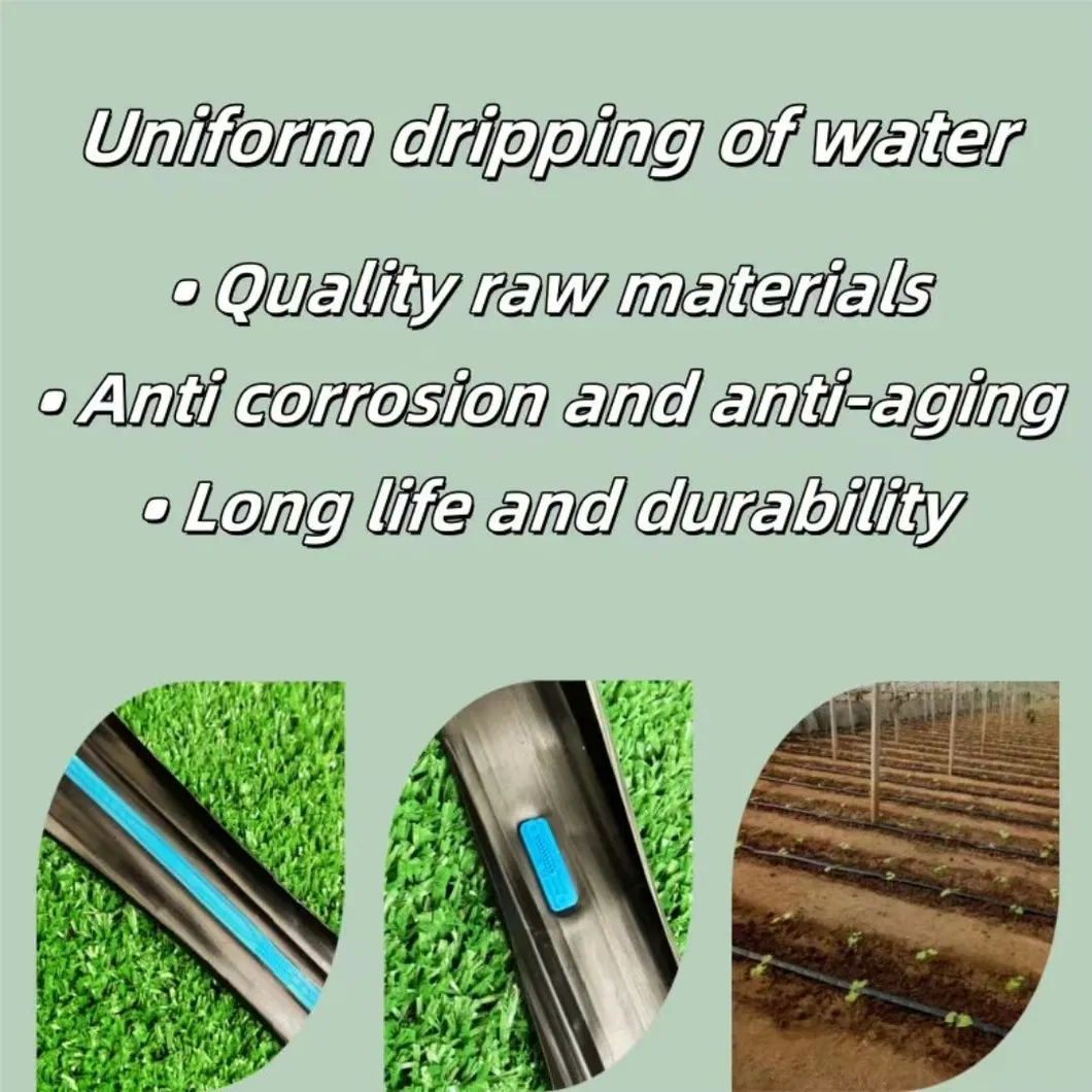 China Manufacturer 16mm Continuous Strip Drip Tape Irrigation for Garden Agriculture