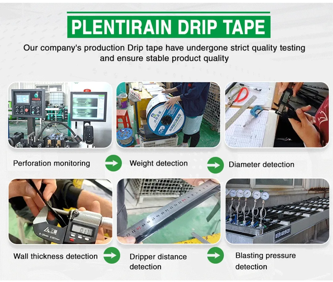 16mm Drip Irrigation Tape Dripline Ligne Goutte a Goutte Linea De Goteo