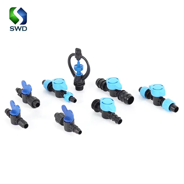 100%PE Agricultural Drip Irrigation Tape with Flat Emitters for Irrigation and Greenhouse Water Saving