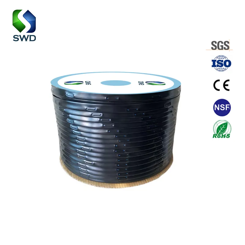 100%PE Agricultural Drip Irrigation Tape with Flat Emitters for Irrigation and Greenhouse Water Savi