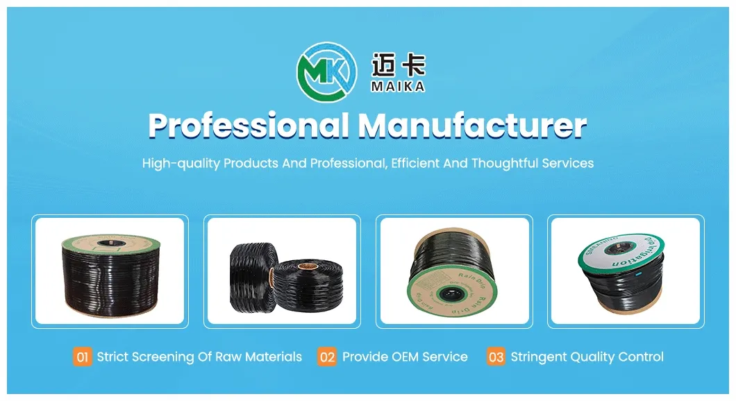 Customizable Precise Dripping Single/Double Hole Subsurface Drip Irrigation Tape for Ornamental Plants