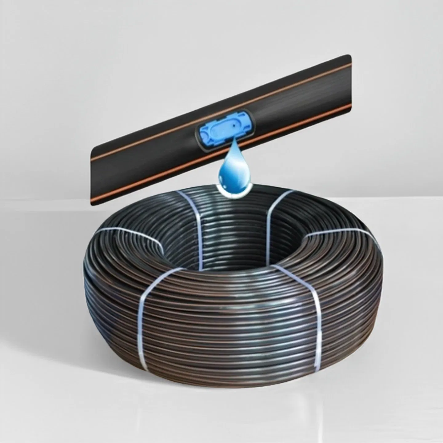 2.0lph Pressure Compensating Drip Emitters Tubing for Underground in Line Fertilizer Irrigation