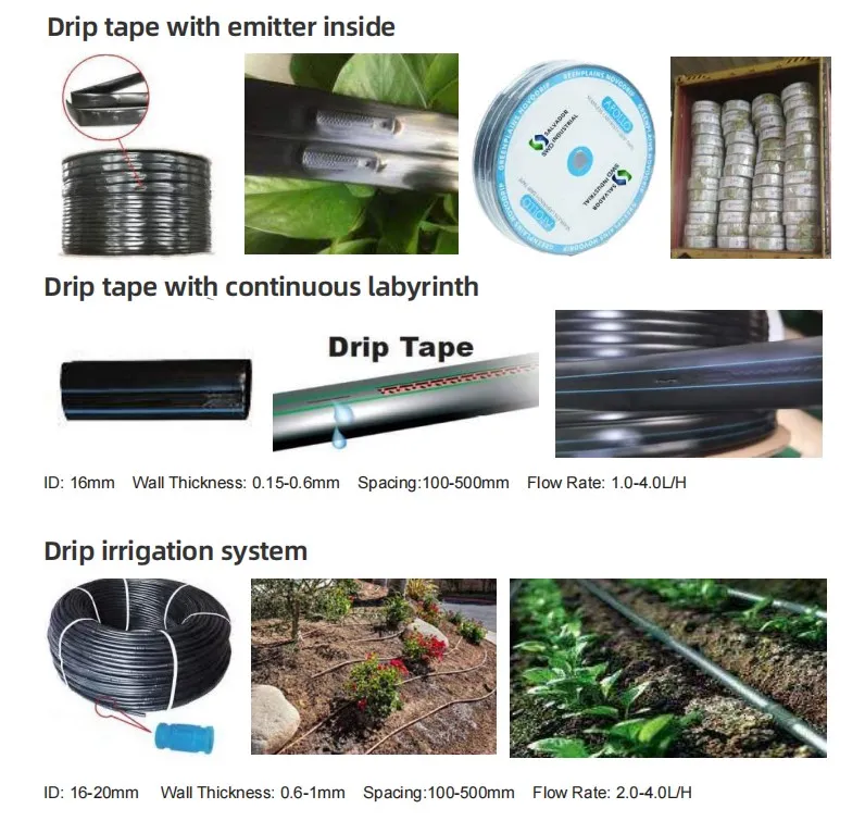 Swd Multi-Functional PE Drip Tape for Lawn and Crop Irrigation, Reach Certified
