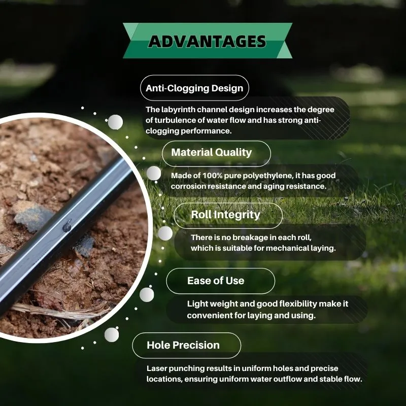 16mm20mm PE T-Tape Drip Irrigation Tape Professional Chinese Factory