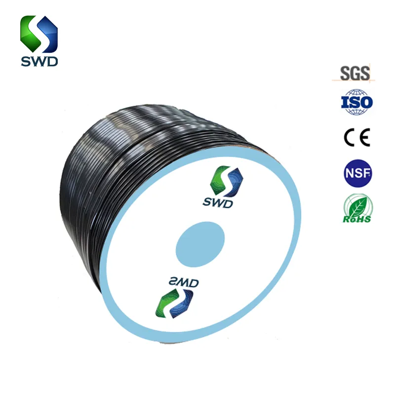 100%PE Agricultural Drip Irrigation Tape with Flat Emitters for Irrigation and Greenhouse Water Savi