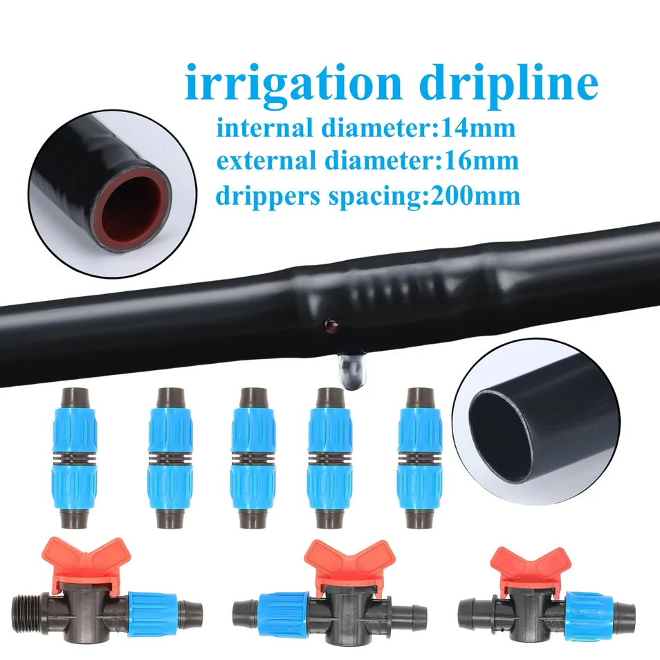 High-Performance 16mm Drip Irrigation Tubing, 2.5L/H Precision Flow with Certified PE Material