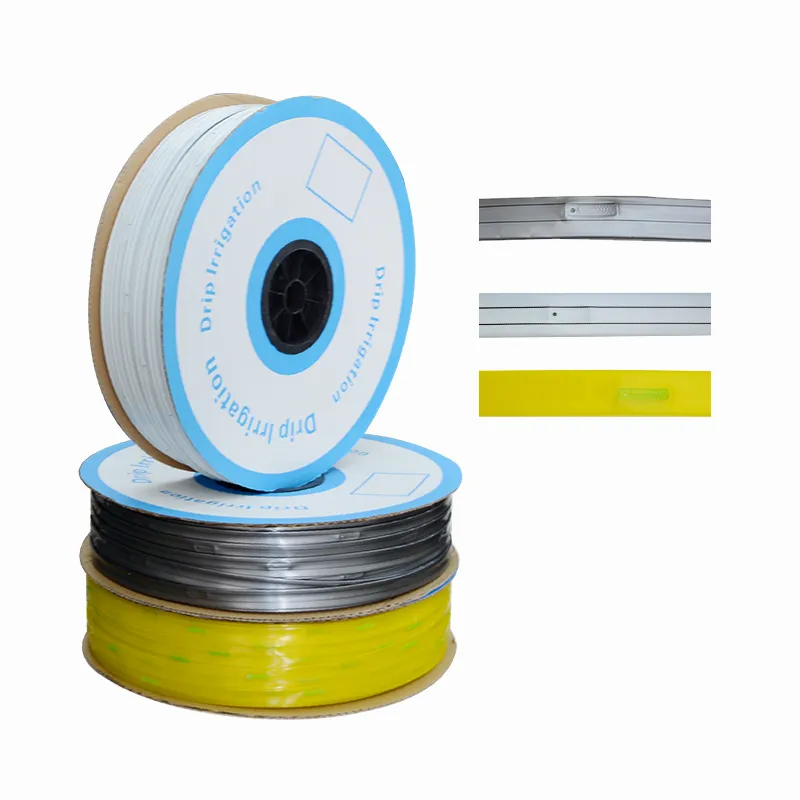 High Efficiency Yellow Flat Emitter Drip Tape for Irrigation