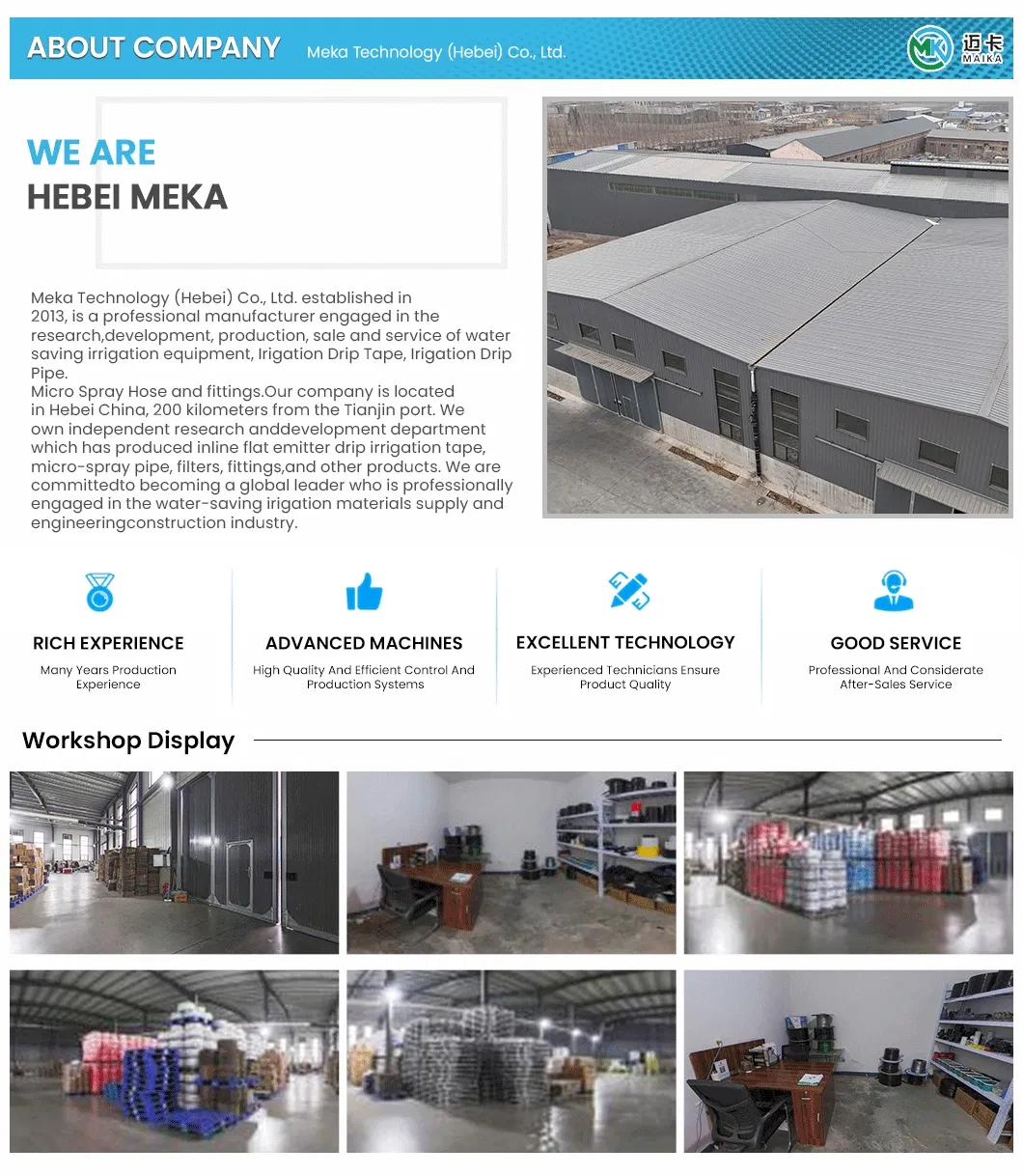 Customizable Precise Dripping Single/Double Hole Subsurface Drip Irrigation Tape for Ornamental Plants