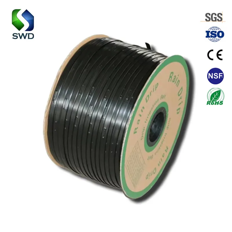 16mm PE Agricultural Irrigation Drip Tape Flat Emitter Anti-Clog Water Saving Hose for Farm