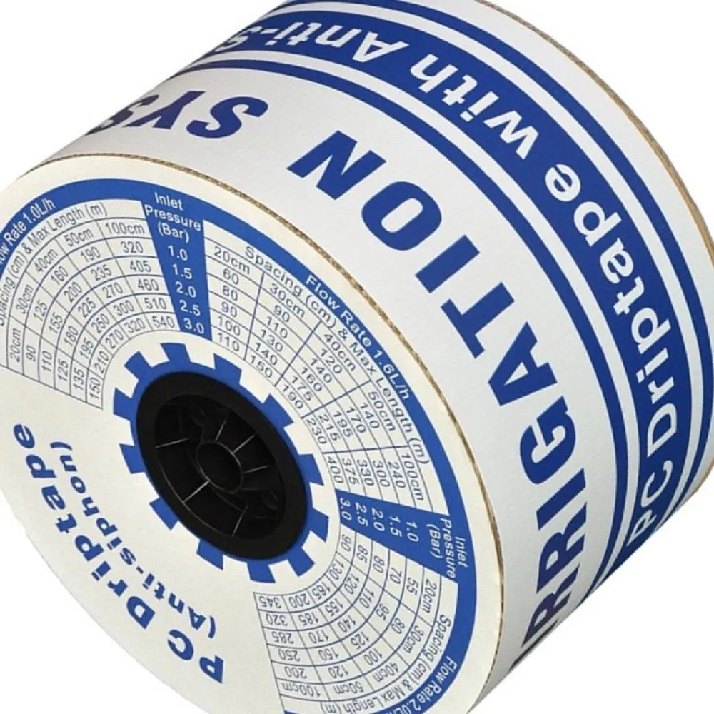 Versatile Emitter Drip Irrigation Tape for Gardens and Farms