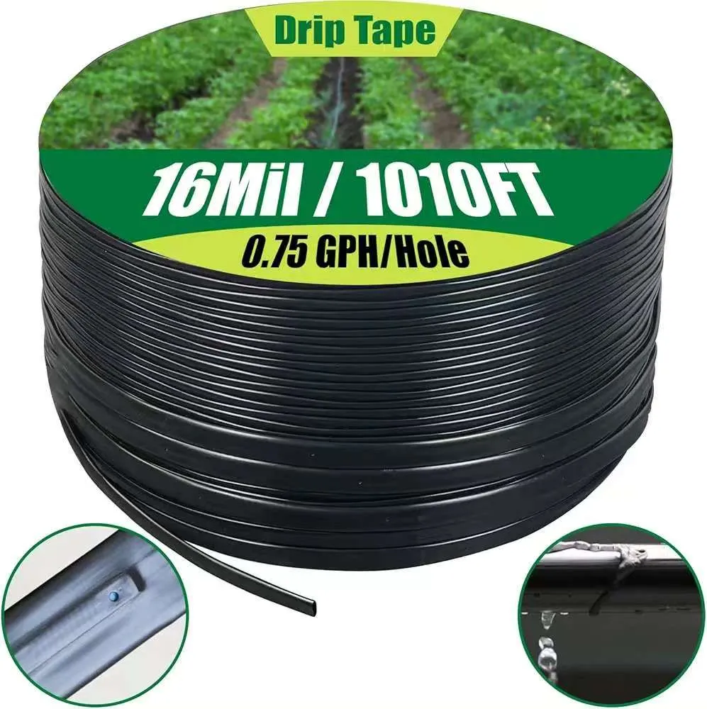 Agricultural Drip Irrigation Tape Hose Pipe System 16mm for Farm Garden