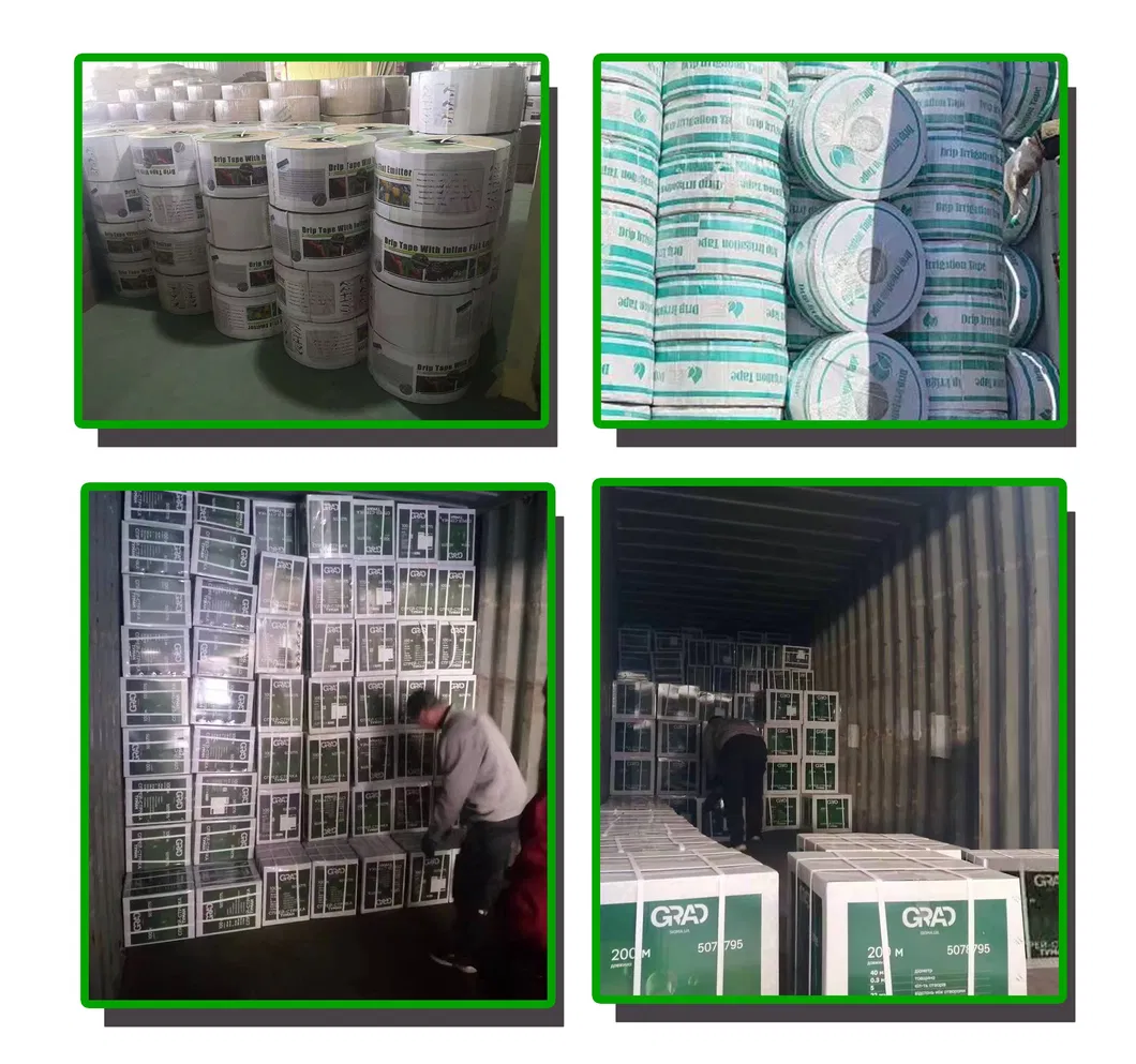 Agriculture Drip Watering Irrigation 16m Drip Tape Hose 20 Cm Spacing